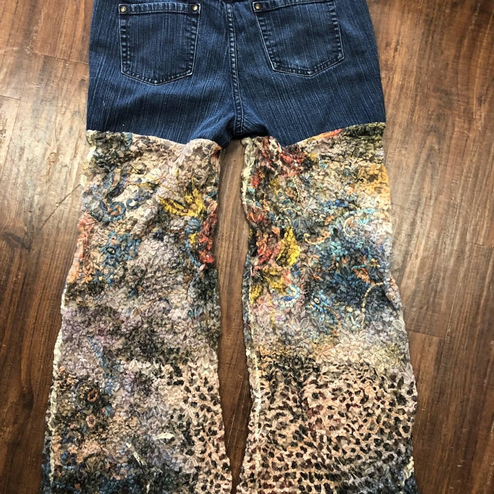 Our custom made up cycled jeans